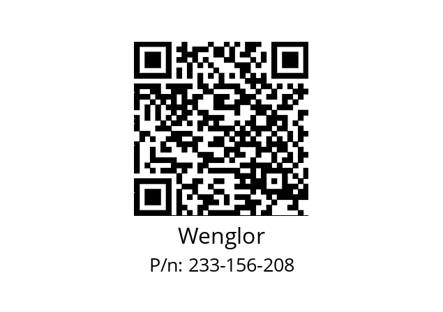   Wenglor 233-156-208