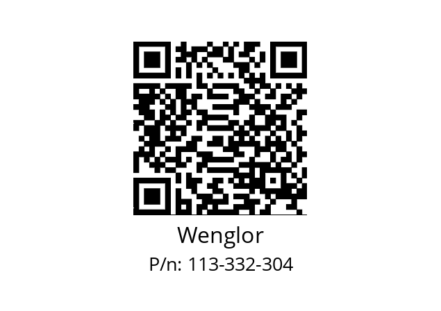   Wenglor 113-332-304