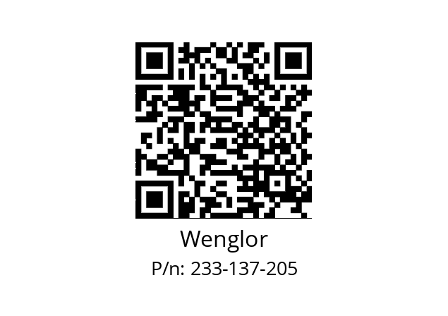   Wenglor 233-137-205