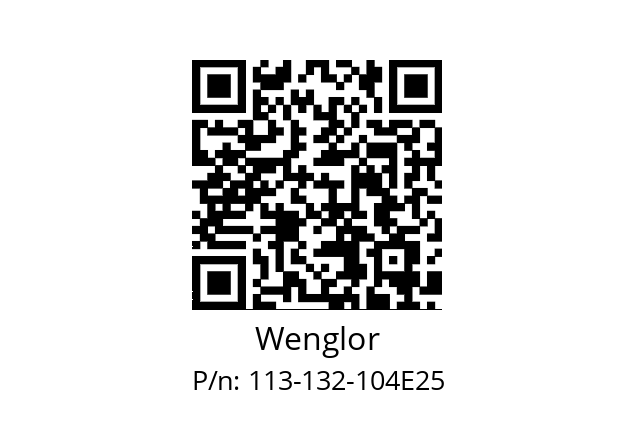   Wenglor 113-132-104E25