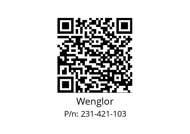   Wenglor 231-421-103