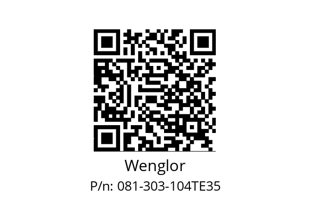   Wenglor 081-303-104TE35