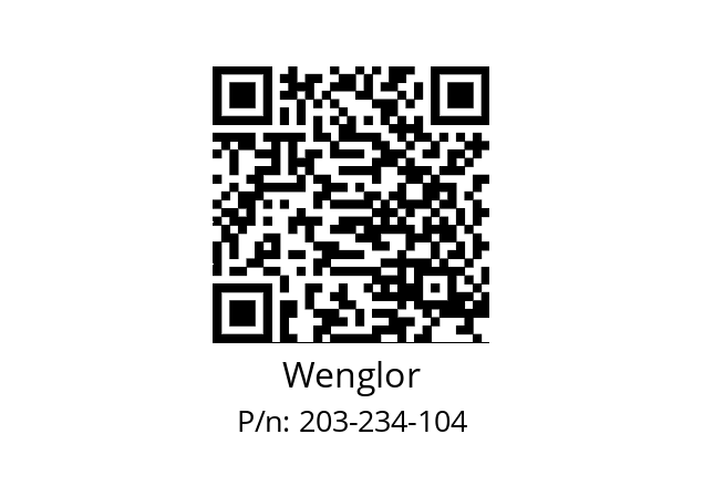   Wenglor 203-234-104