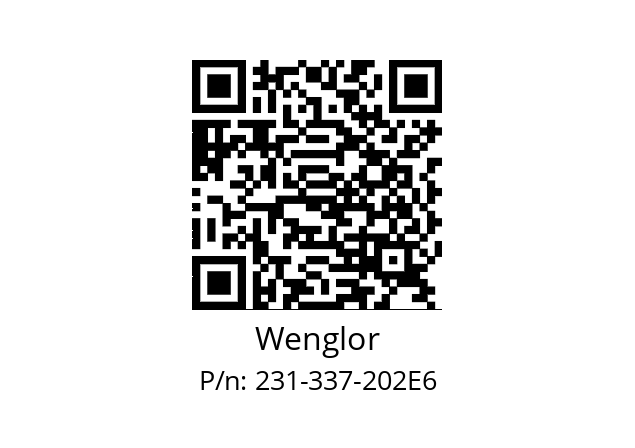   Wenglor 231-337-202E6