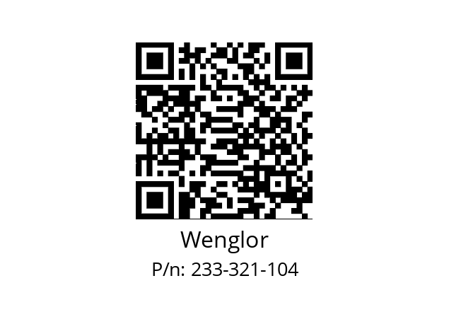   Wenglor 233-321-104