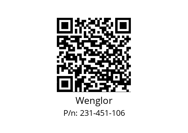   Wenglor 231-451-106