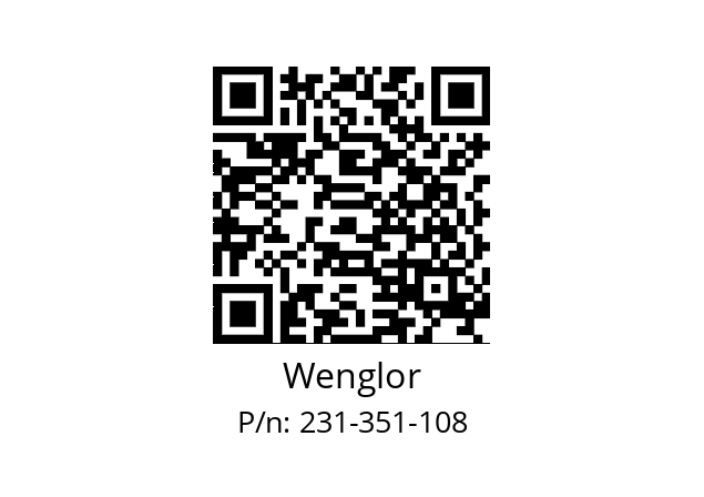   Wenglor 231-351-108