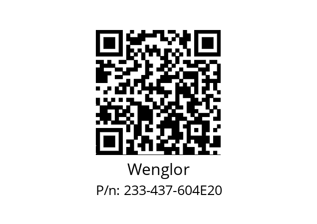   Wenglor 233-437-604E20