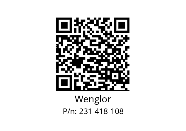   Wenglor 231-418-108