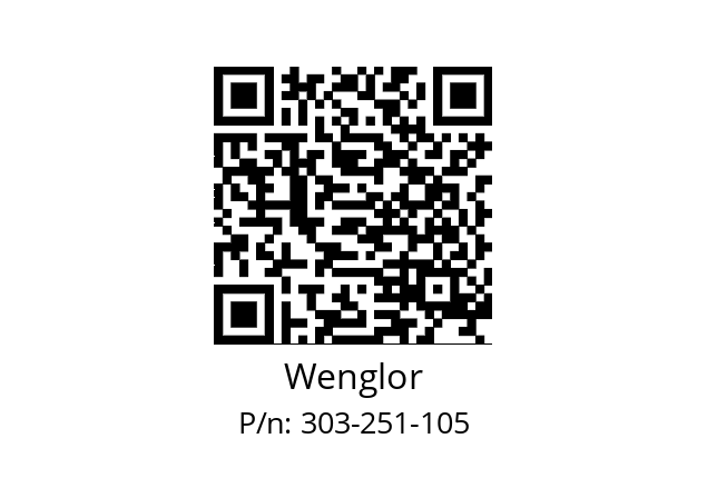   Wenglor 303-251-105