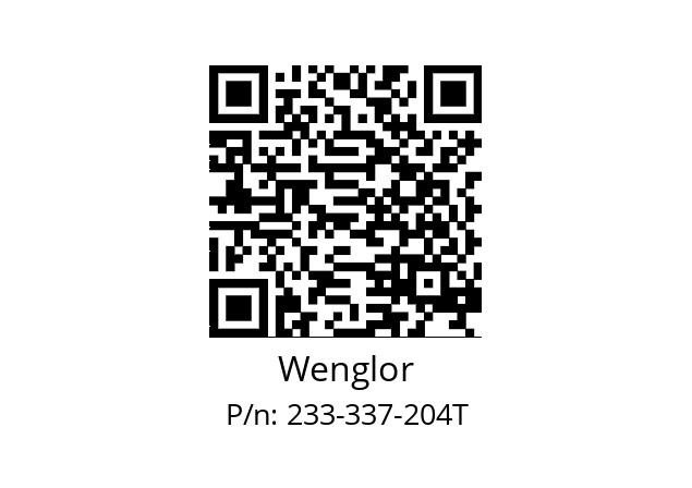   Wenglor 233-337-204T