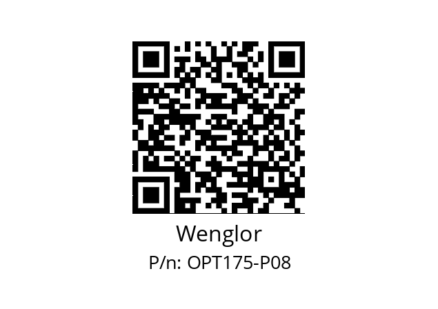   Wenglor OPT175-P08