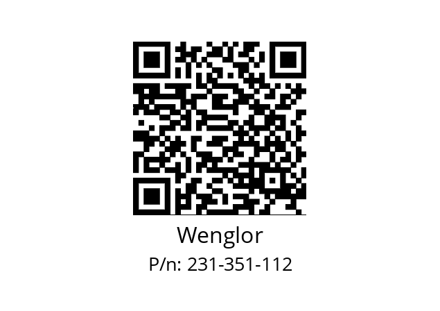   Wenglor 231-351-112