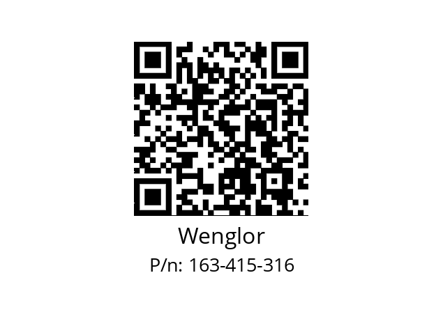   Wenglor 163-415-316