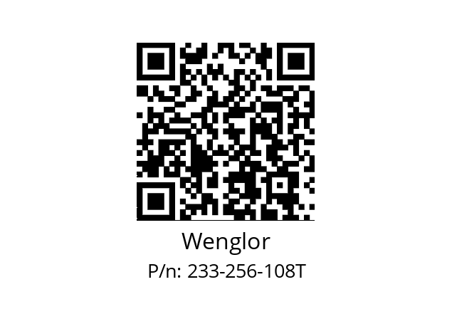   Wenglor 233-256-108T