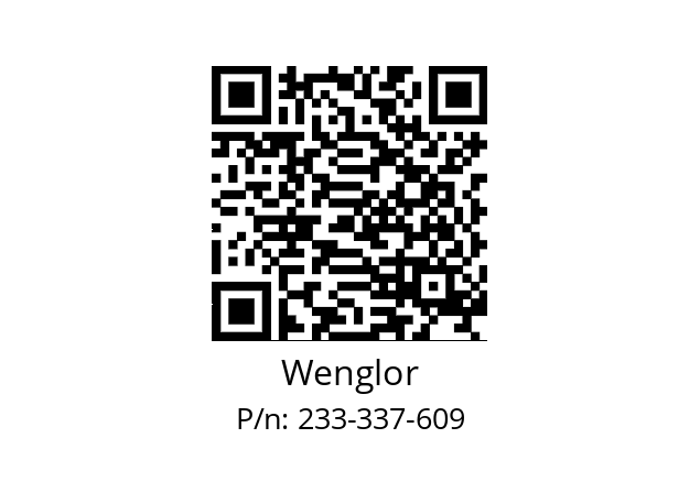   Wenglor 233-337-609