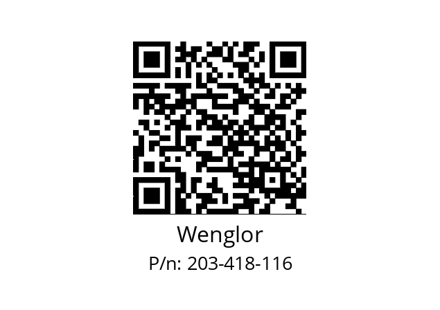   Wenglor 203-418-116