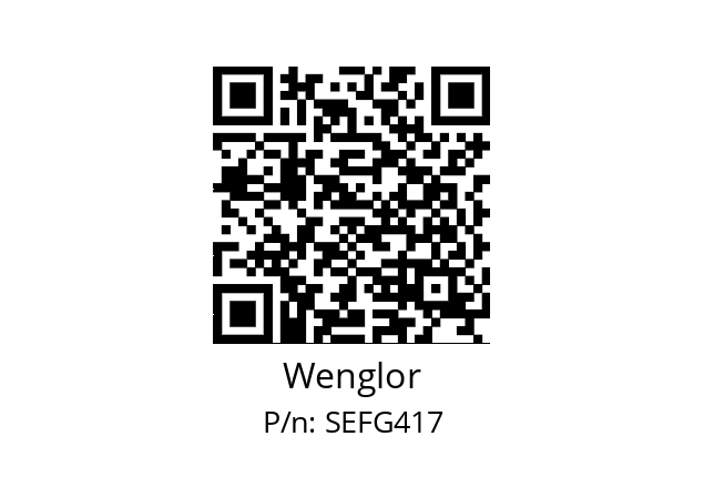   Wenglor SEFG417