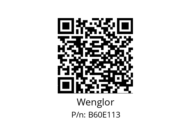   Wenglor B60E113