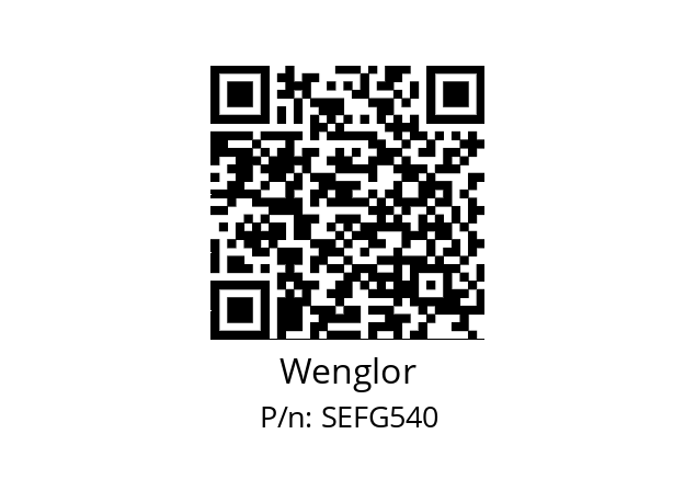   Wenglor SEFG540