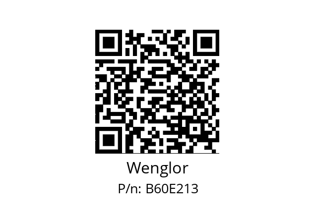   Wenglor B60E213