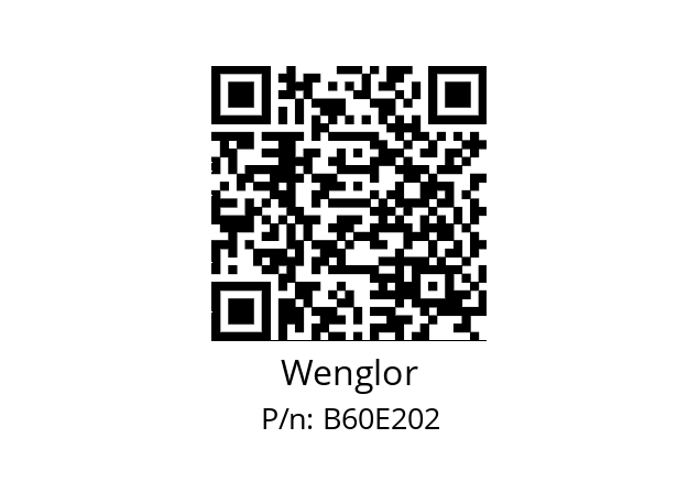   Wenglor B60E202