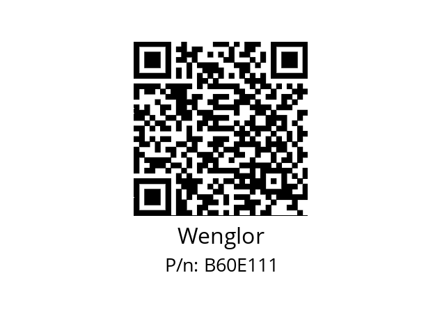   Wenglor B60E111