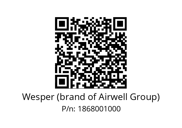   Wesper (brand of Airwell Group) 1868001000