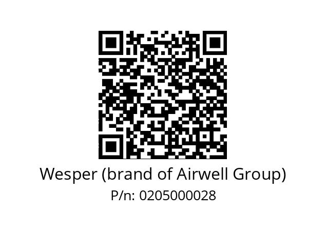   Wesper (brand of Airwell Group) 0205000028