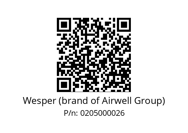   Wesper (brand of Airwell Group) 0205000026