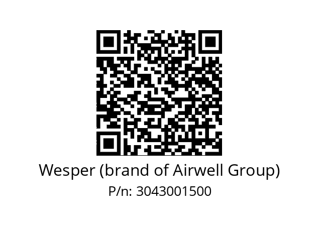   Wesper (brand of Airwell Group) 3043001500