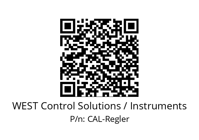   WEST Control Solutions / Instruments CAL-Regler