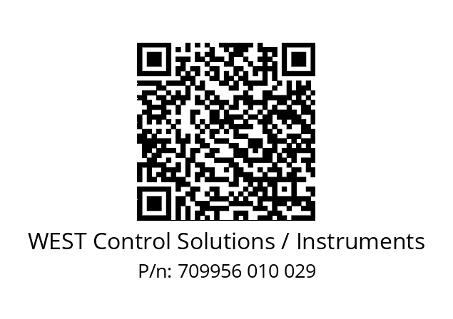   WEST Control Solutions / Instruments 709956 010 029