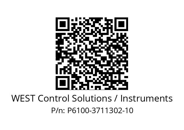   WEST Control Solutions / Instruments P6100-3711302-10