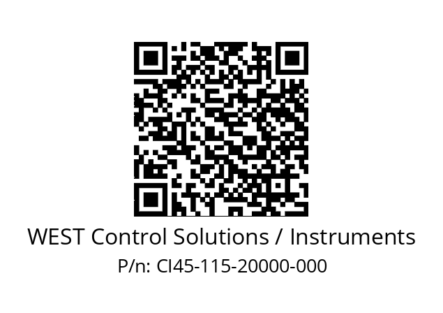   WEST Control Solutions / Instruments CI45-115-20000-000