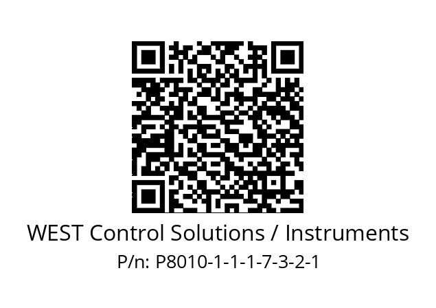   WEST Control Solutions / Instruments P8010-1-1-1-7-3-2-1