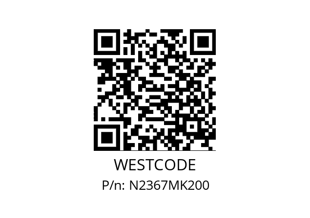   WESTCODE N2367MK200