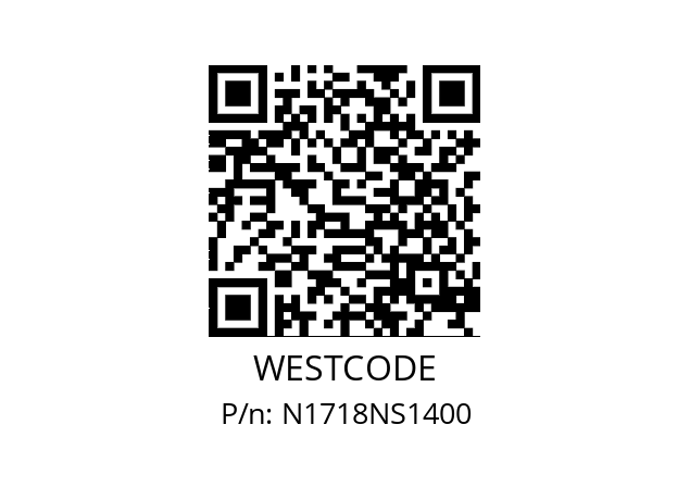   WESTCODE N1718NS1400