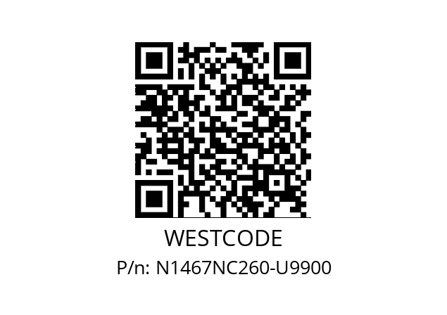   WESTCODE N1467NC260-U9900