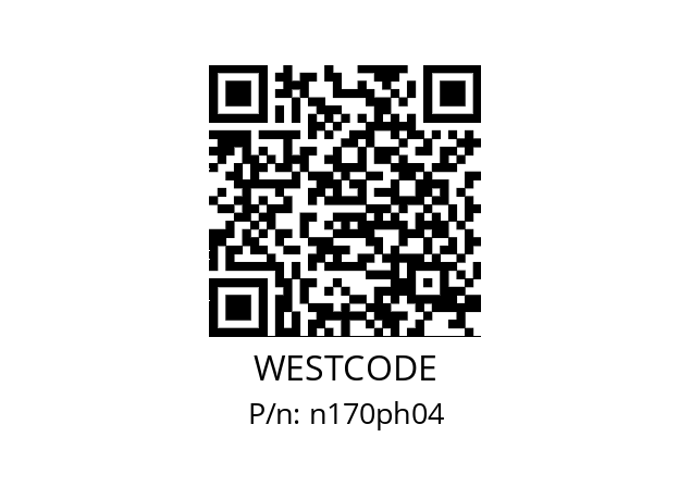   WESTCODE n170ph04