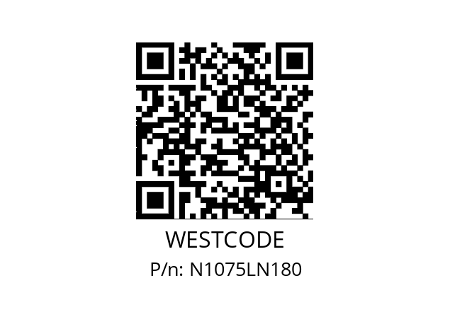   WESTCODE N1075LN180