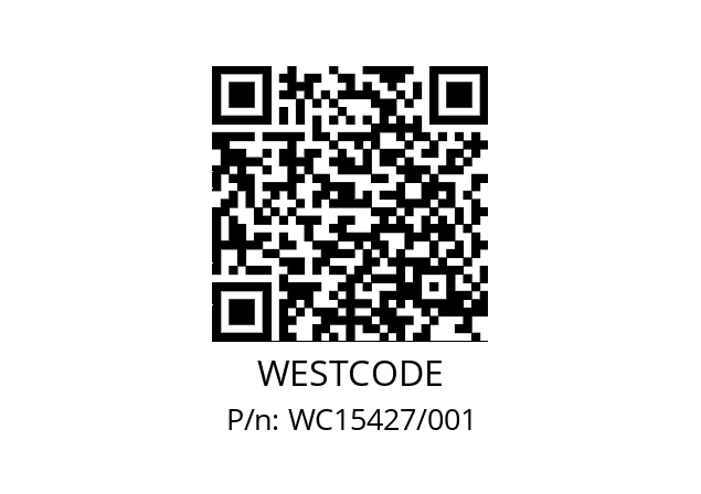   WESTCODE WC15427/001