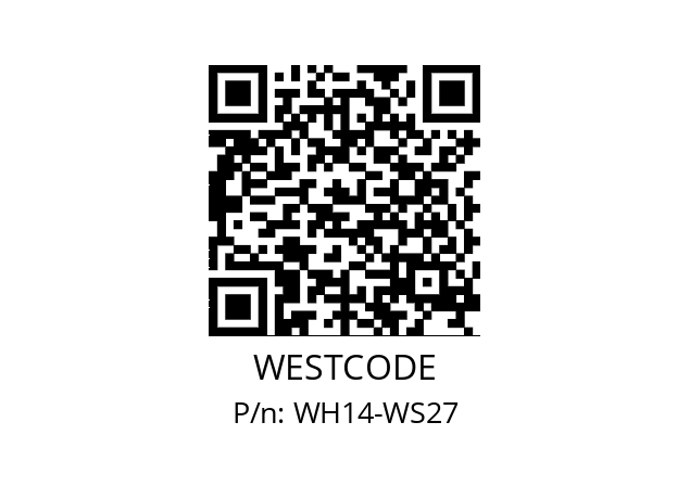   WESTCODE WH14-WS27