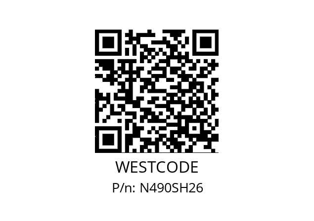   WESTCODE N490SH26