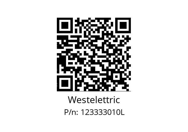   Westelettric 123333010L