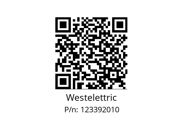   Westelettric 123392010