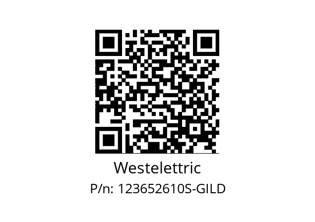 Lamp  Westelettric 123652610S-GILD