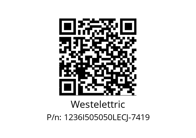   Westelettric 1236I505050LECJ-7419