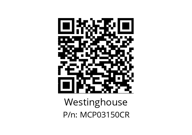   Westinghouse MCP03150CR