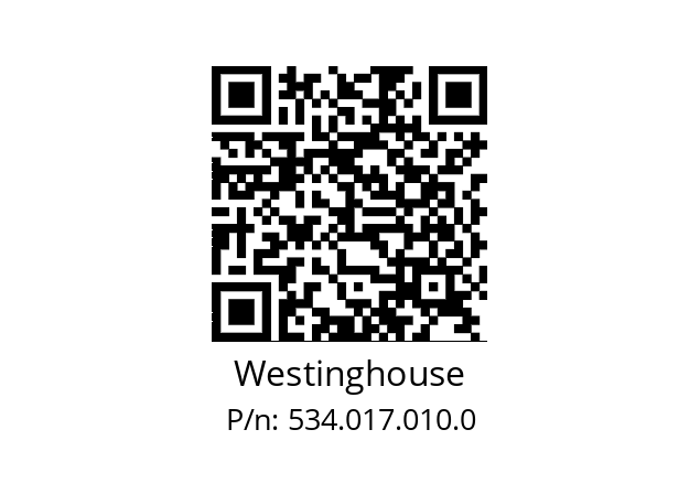   Westinghouse 534.017.010.0